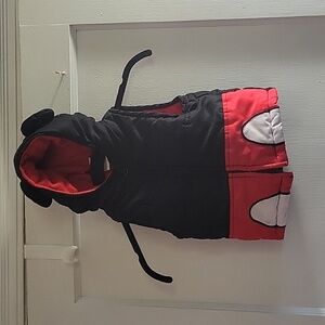 Disney Mickey Mouse Hooded With Ears Zippered Vest, Size: 2T